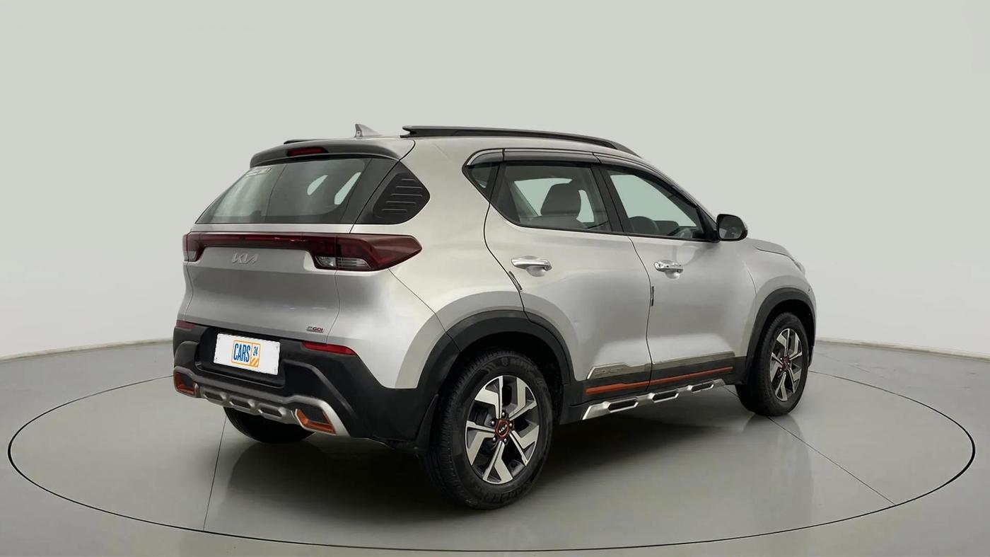 2023 KIA SONET HTX ANNIVERSARY EDITION 1.0 IMT, Petrol, Manual, 10,709 km, Right Back Diagonal
