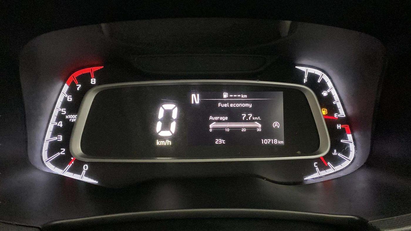 2023 KIA SONET HTX ANNIVERSARY EDITION 1.0 IMT, Petrol, Manual, 10,709 km, Odometer Image