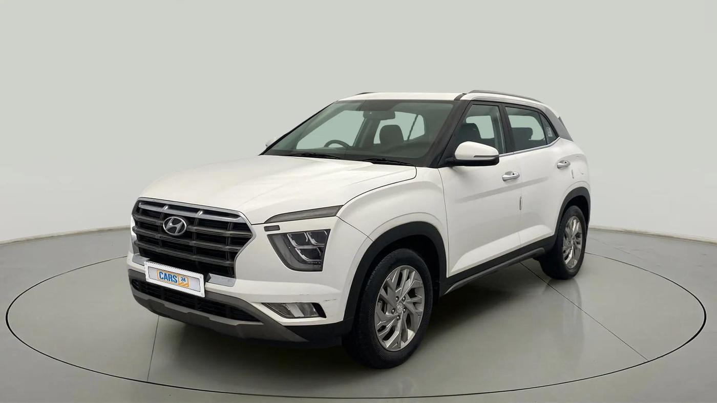 2020 Hyundai Creta SX 1.5 DIESEL, Diesel, Manual, 77,426 km, Left Front Diagonal
