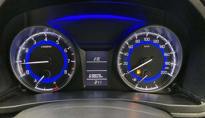 2018 Maruti Baleno DELTA PETROL 1.2, Petrol, Manual, 69,761 km, Odometer Image