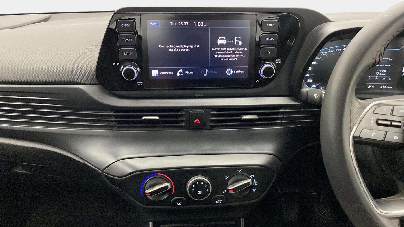 2022 Hyundai NEW I20 SPORTZ 1.2 MT, Petrol, Manual, 31,421 km, Air Conditioner