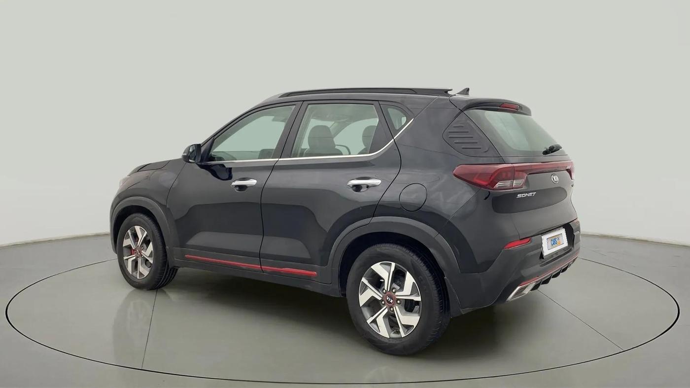 2020 KIA SONET GTX PLUS 1.5 AT, Diesel, Automatic, 85,488 km, Left Back Diagonal