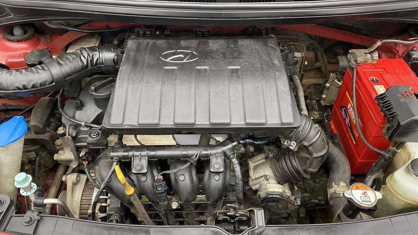 2019 Hyundai Grand i10 SPORTZ 1.2 KAPPA VTVT DUAL TONE, Petrol, Manual, 26,535 km, Engine View