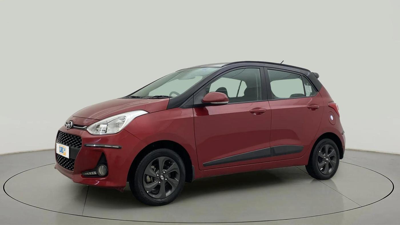2019 Hyundai Grand i10 SPORTZ 1.2 KAPPA VTVT DUAL TONE, Petrol, Manual, 26,535 km, Left Front Diagonal