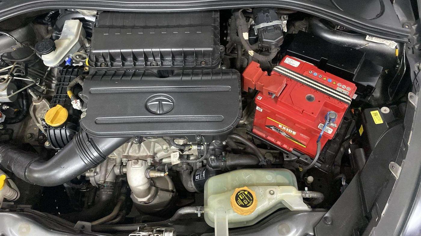2022 Tata TIGOR XZ CNG, CNG, Manual, 70,969 km, Engine View - Left
