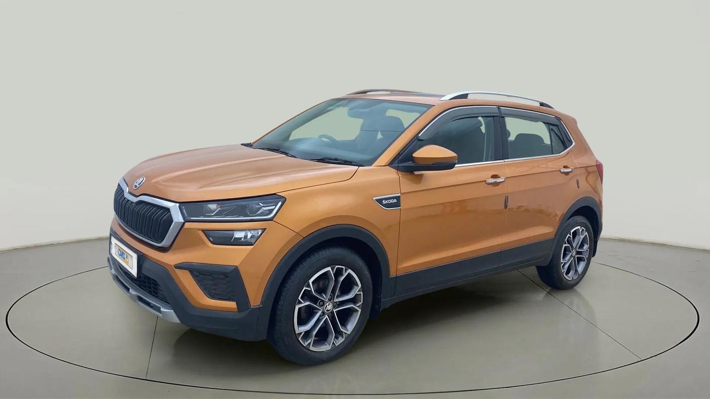 2021 Skoda KUSHAQ STYLE 1.0L TSI AT, Petrol, Automatic, 70,825 km, Left Front Diagonal