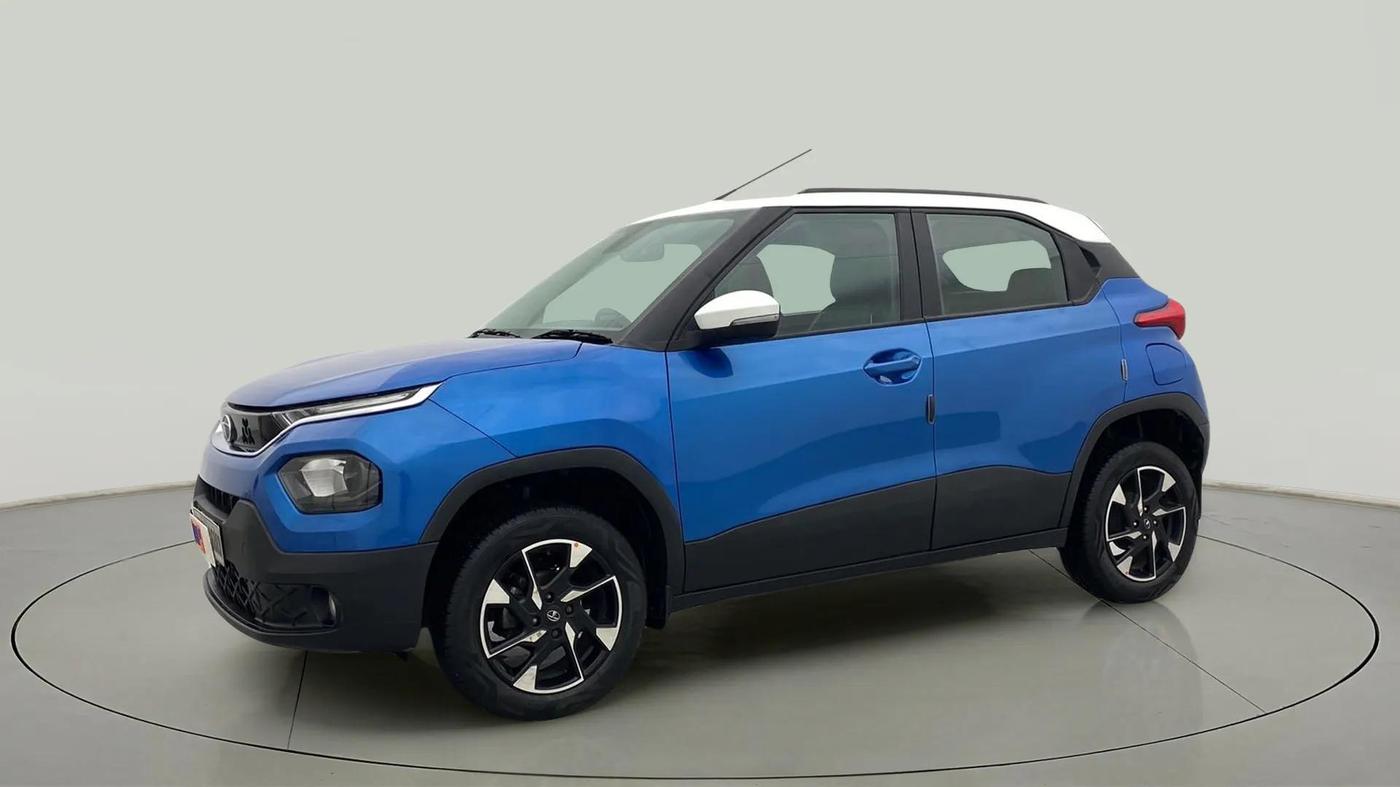 2022 Tata PUNCH CREATIVE AMT 1.2 RTN DUAL TONE, Petrol, Automatic, 22,894 km, Left Front Diagonal
