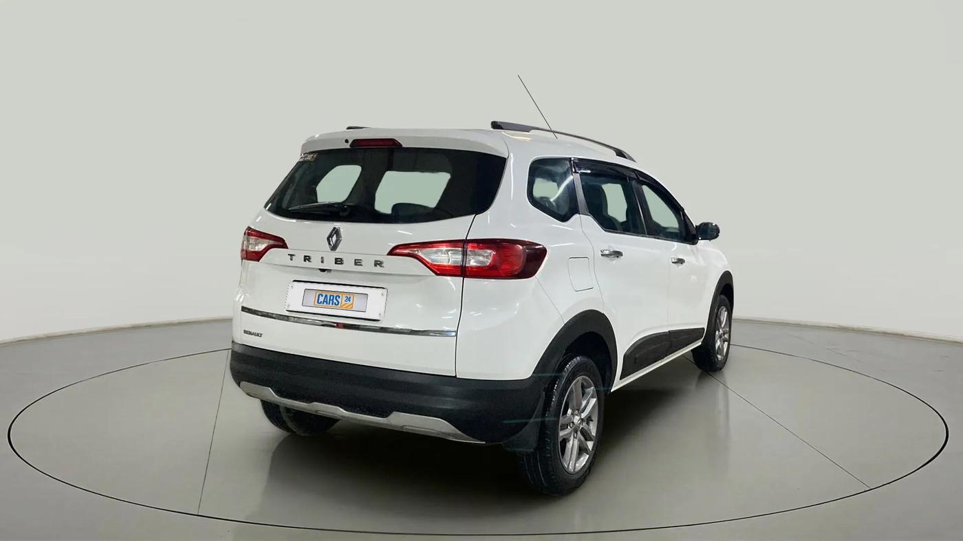 2024 Renault TRIBER RXZ AMT, Petrol, Automatic, 6,664 km, Right Back Diagonal