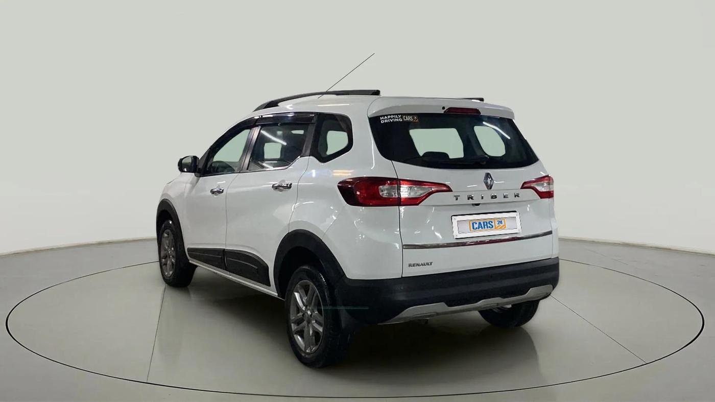 2024 Renault TRIBER RXZ AMT, Petrol, Automatic, 6,664 km, Left Back Diagonal