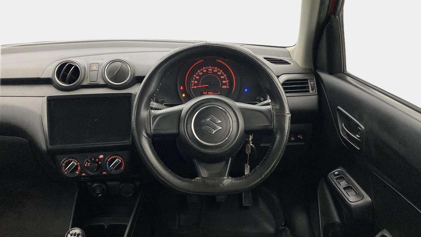 2019 Maruti Swift LXI, Petrol, Manual, 85,399 km, Steering Wheel Close Up