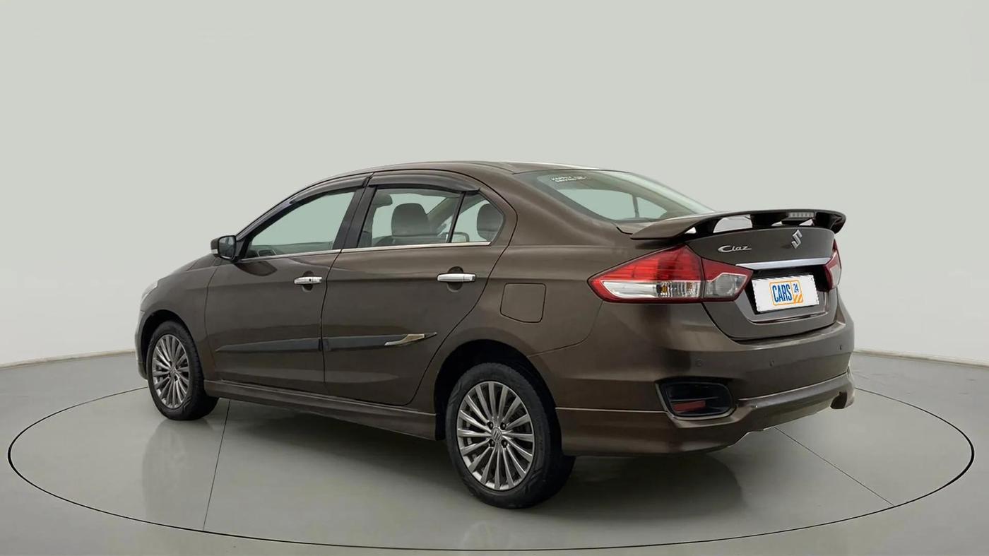 2017 Maruti Ciaz S 1.4 MT PETROL, Petrol, Manual, 76,558 km, Left Back Diagonal