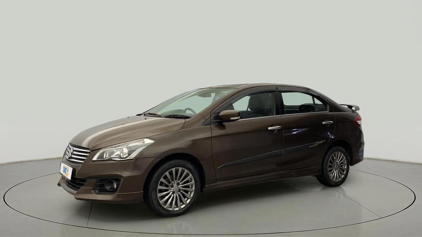 2017 Maruti Ciaz S 1.4 MT PETROL, Petrol, Manual, 76,558 km, Left Front Diagonal