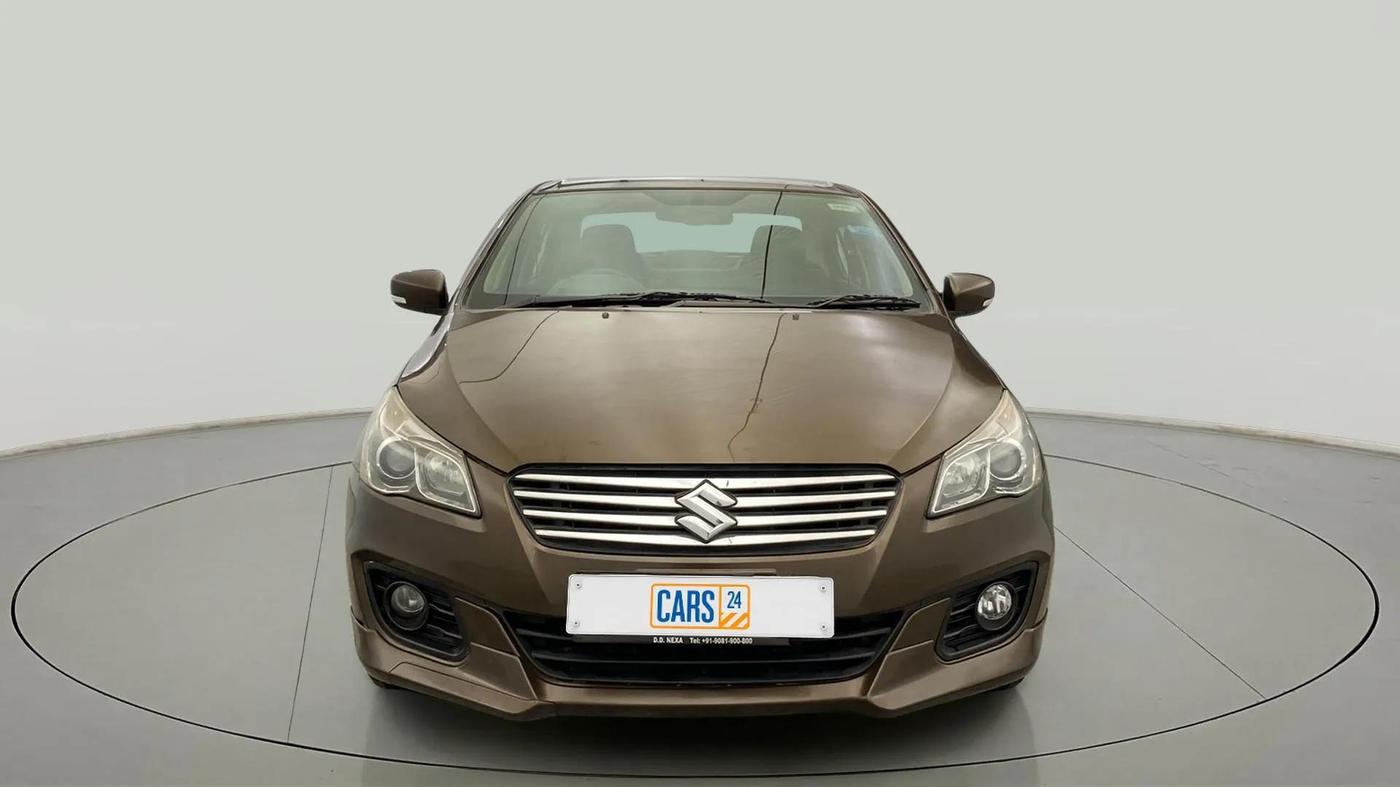 2017 Maruti Ciaz S 1.4 MT PETROL, Petrol, Manual, 76,558 km, Front