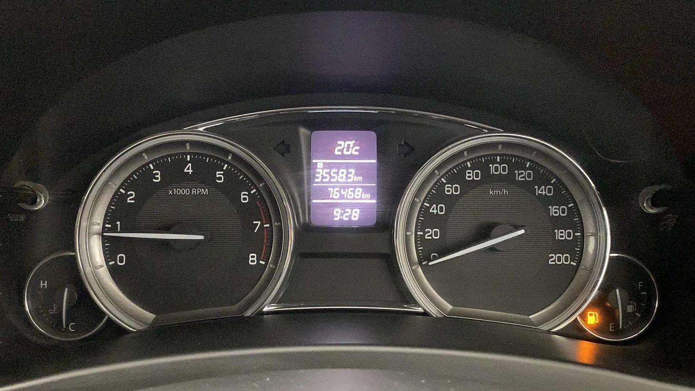 2017 Maruti Ciaz S 1.4 MT PETROL, Petrol, Manual, 76,558 km, Odometer Image