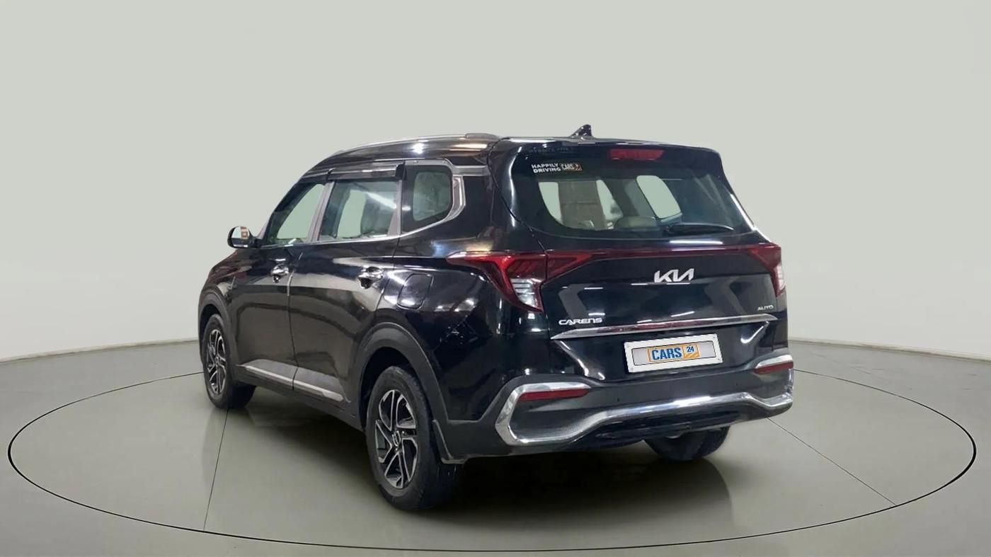2022 KIA CARENS LUXURY PLUS 1.5 DIESEL AT 6 STR, Diesel, Automatic, 56,767 km, Left Back Diagonal