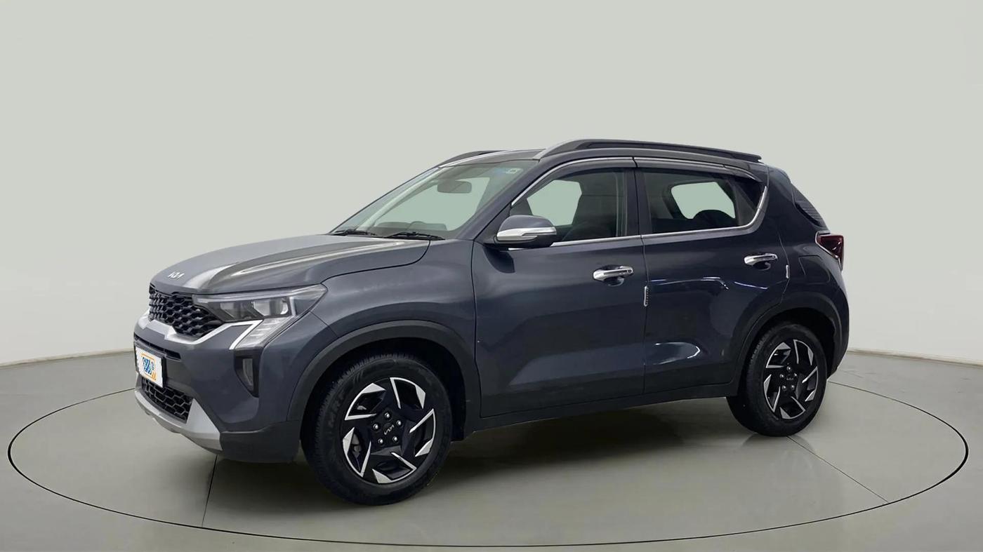 2024 KIA SONET HTK PLUS 1.2 PETROL MT, Petrol, Manual, 8,211 km, Left Front Diagonal