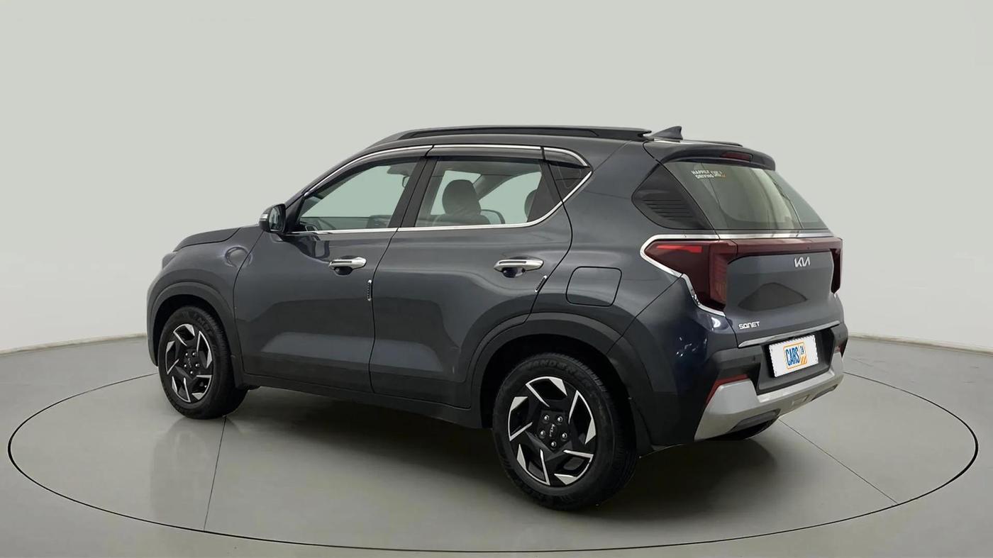 2024 KIA SONET HTK PLUS 1.2 PETROL MT, Petrol, Manual, 8,211 km, Left Back Diagonal