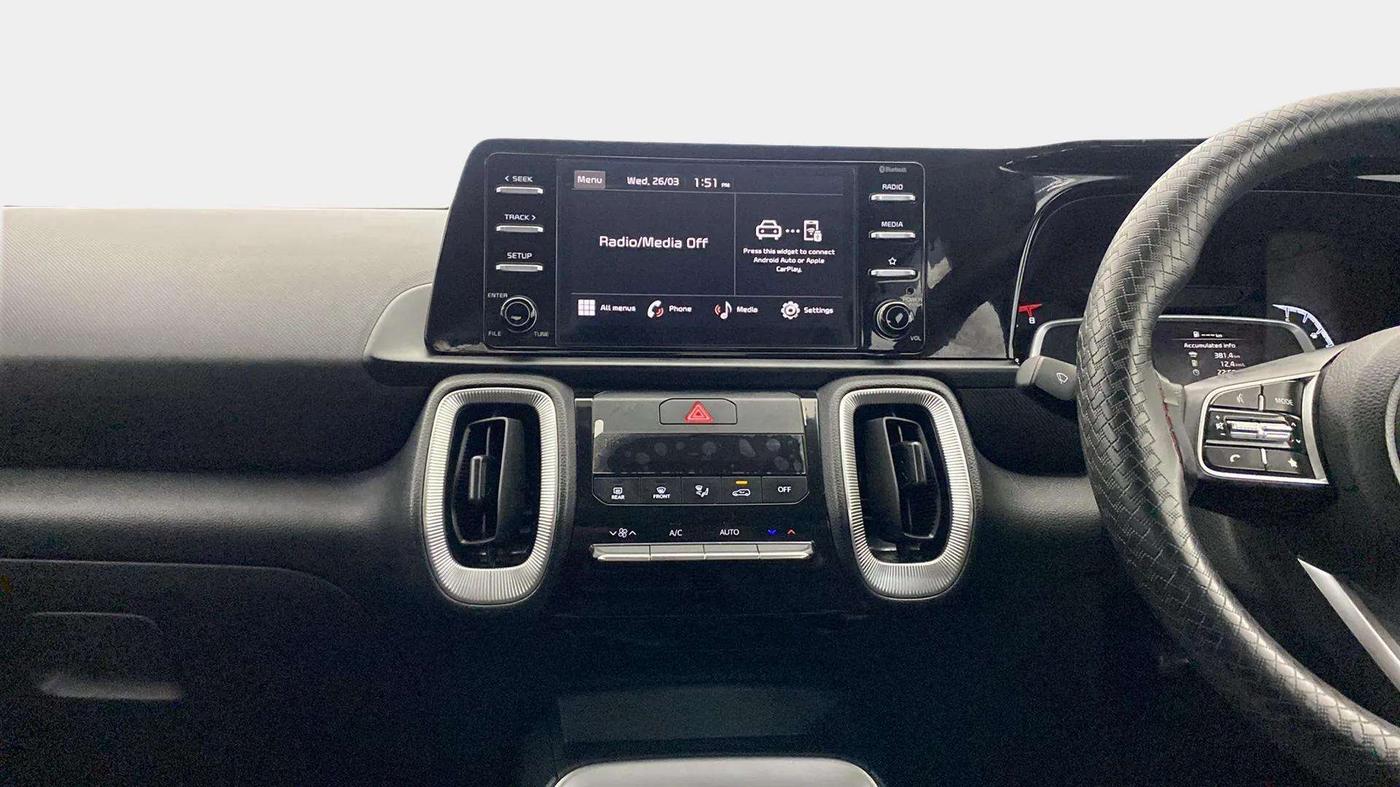 2024 KIA SONET HTK PLUS 1.2 PETROL MT, Petrol, Manual, 8,211 km, Air Conditioner