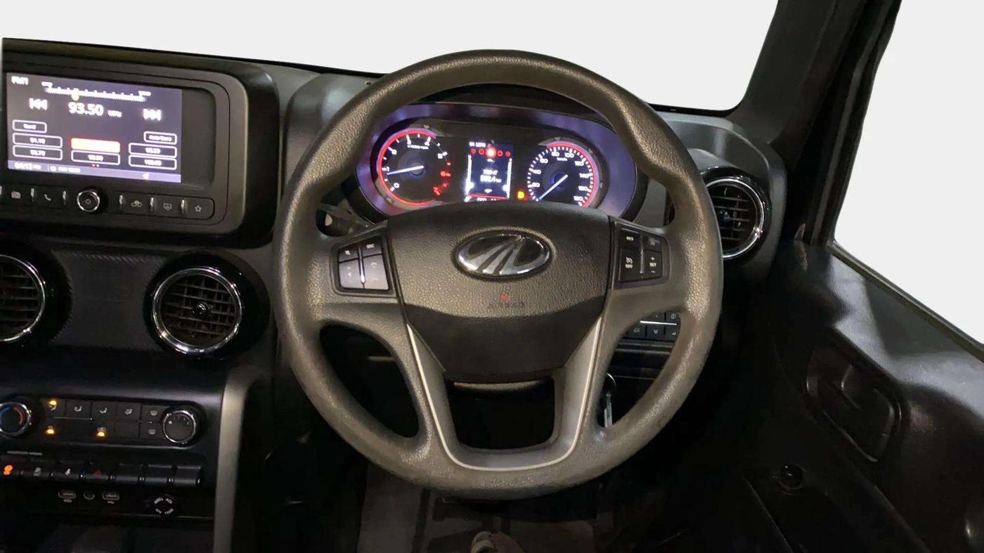 2021 Mahindra Thar LX PETROL HT 4WD AT, Petrol, Automatic, 15,523 km, Steering Wheel Close Up