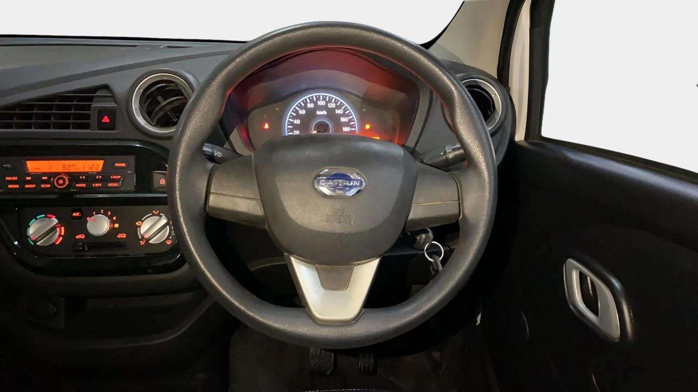 2019 Datsun Redi Go S 1.0 AMT, Petrol, Automatic, 7,521 km, Steering Wheel Close Up