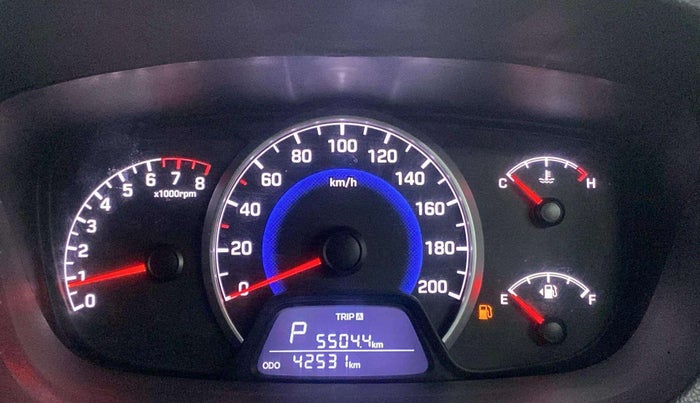 2017 Hyundai Grand i10 SPORTZ (O) AT 1.2 KAPPA VTVT, Petrol, Automatic, 42,575 km, Odometer Image