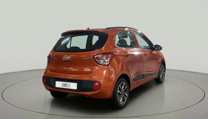 2017 Hyundai Grand i10 SPORTZ (O) AT 1.2 KAPPA VTVT, Petrol, Automatic, 42,575 km, Right Back Diagonal