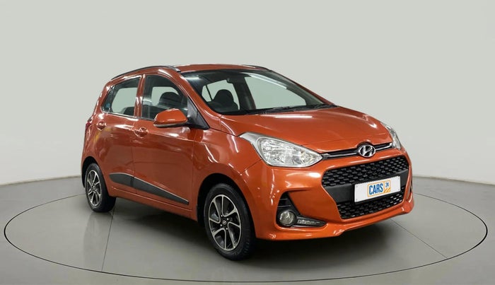2017 Hyundai Grand i10 SPORTZ (O) AT 1.2 KAPPA VTVT, Petrol, Automatic, 42,575 km, Right Front Diagonal
