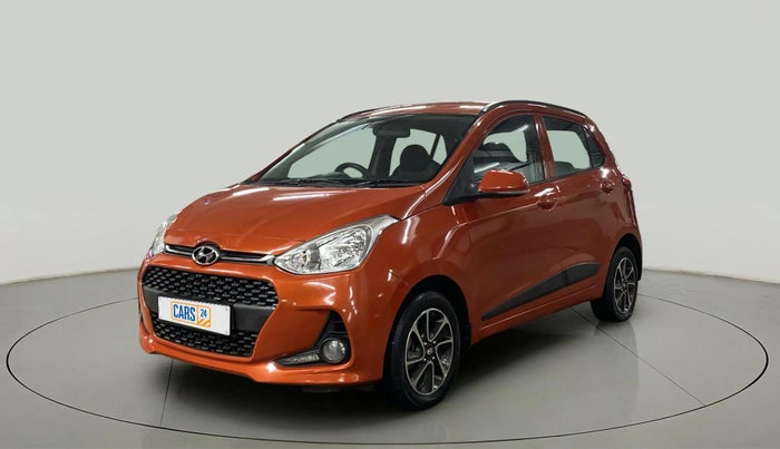 2017 Hyundai Grand i10 SPORTZ (O) AT 1.2 KAPPA VTVT, Petrol, Automatic, 42,575 km, Left Front Diagonal