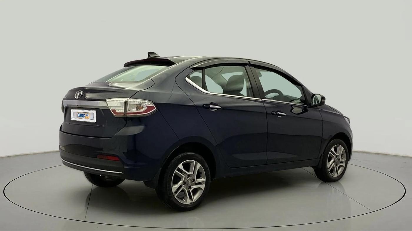 2023 Tata TIGOR XZA PLUS PETROL, Petrol, Automatic, 14,474 km, Right Back Diagonal