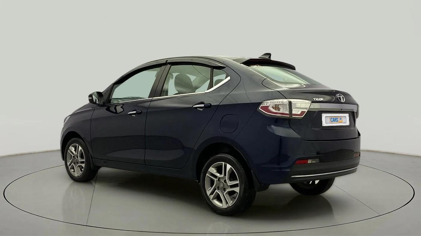 2023 Tata TIGOR XZA PLUS PETROL, Petrol, Automatic, 14,474 km, Left Back Diagonal