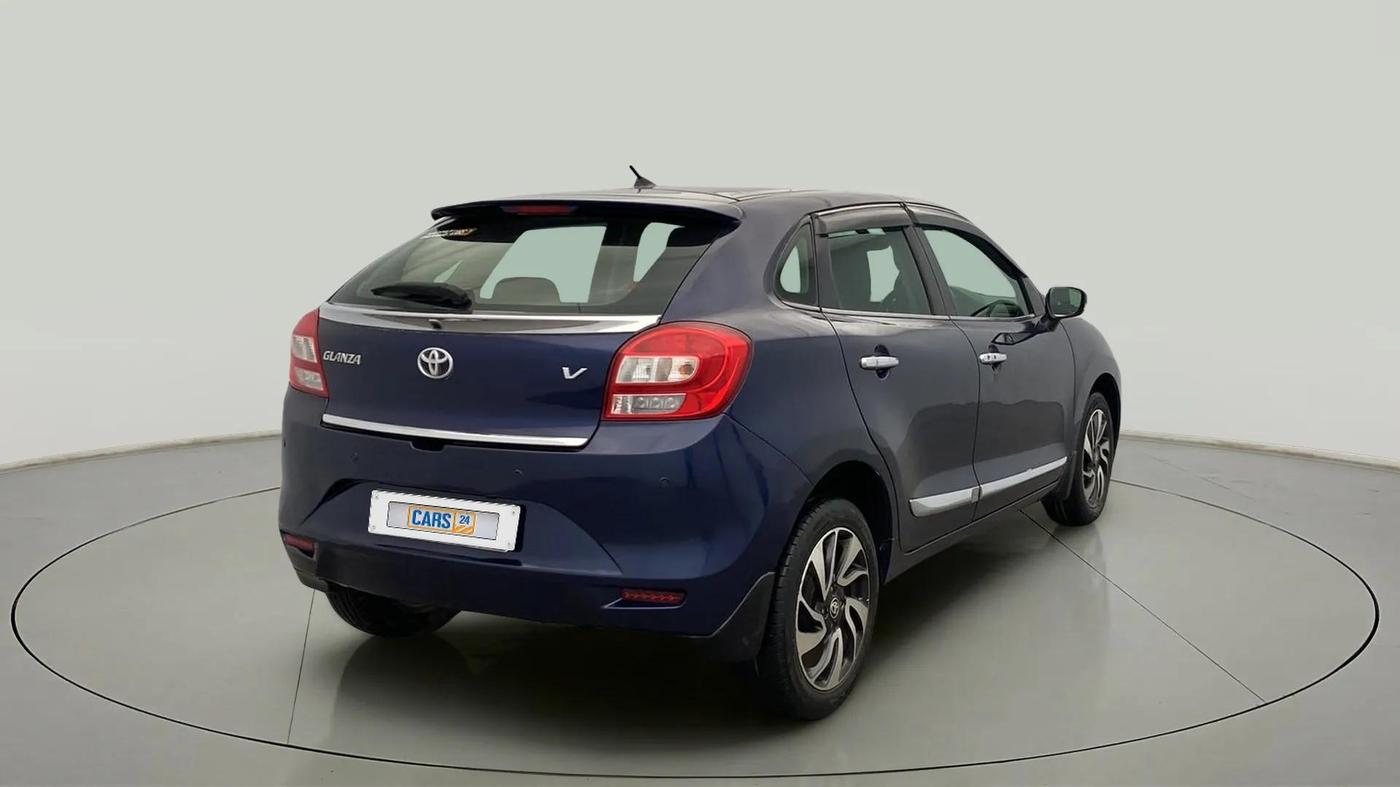 2019 Toyota Glanza V, Petrol, Manual, 31,594 km, Right Back Diagonal