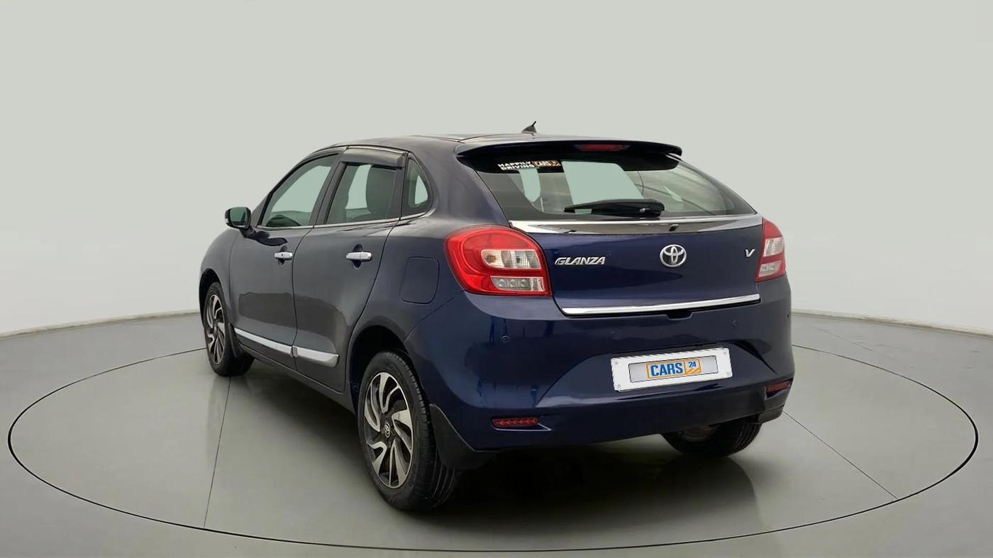 2019 Toyota Glanza V, Petrol, Manual, 31,594 km, Left Back Diagonal
