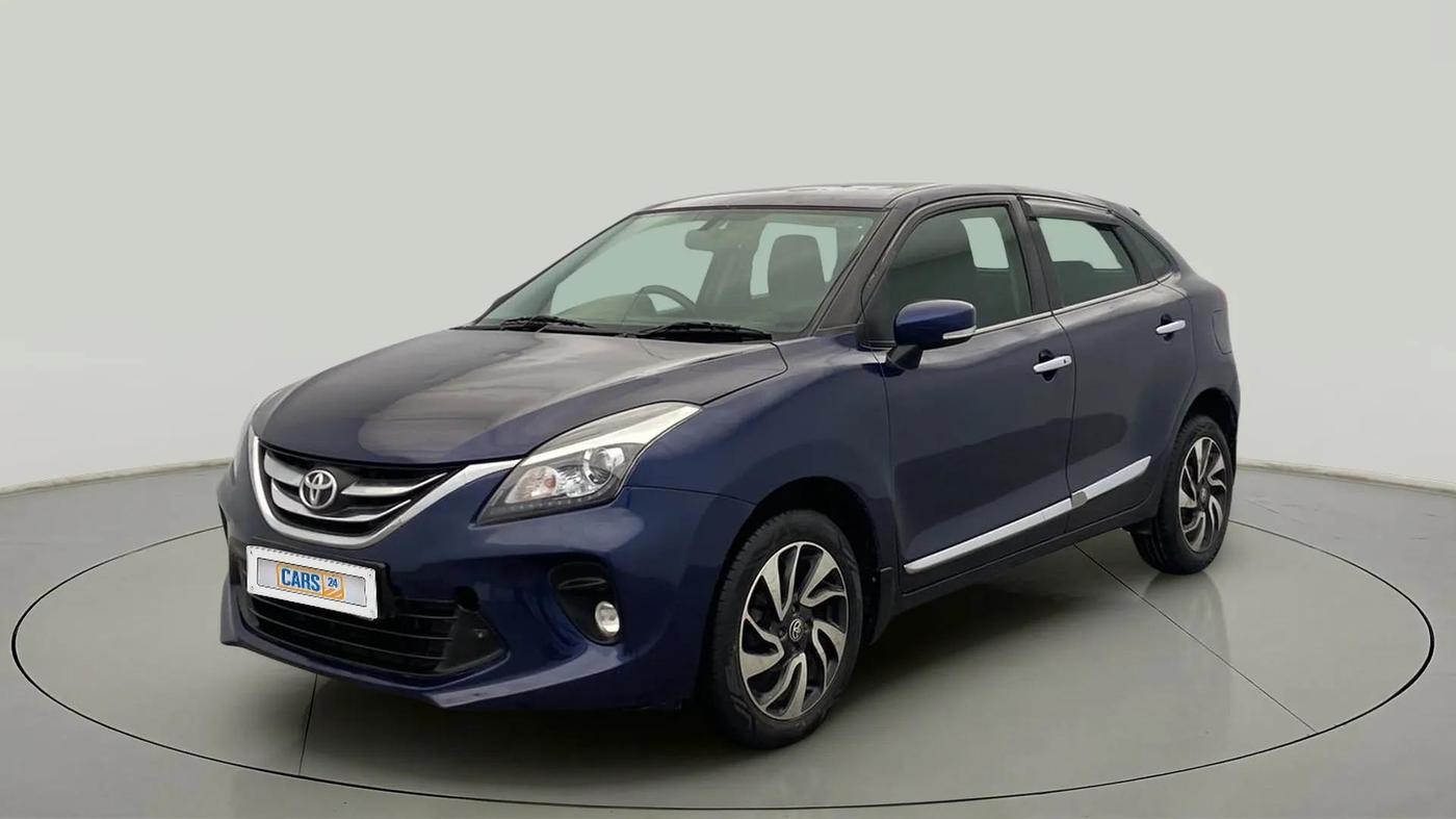 2019 Toyota Glanza V, Petrol, Manual, 31,594 km, Left Front Diagonal