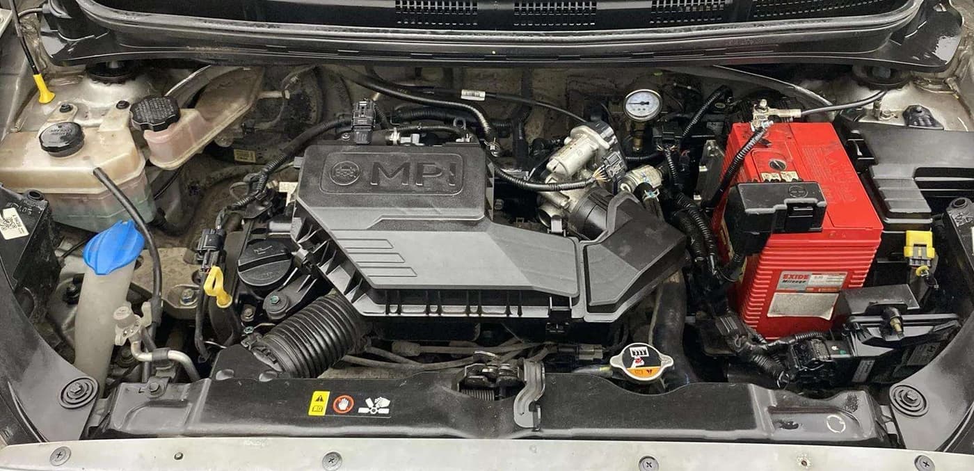 2019 Hyundai NEW SANTRO SPORTZ CNG, CNG, Manual, 86,563 km, Engine View