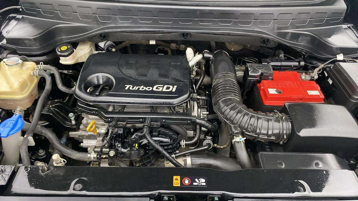 2021 KIA SONET HTX 1.0 IMT, Petrol, Manual, 67,260 km, Engine View