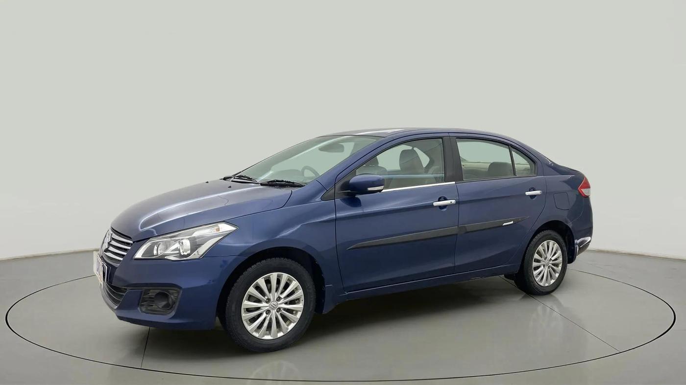 2017 Maruti Ciaz ZETA 1.4  MT PETROL, Petrol, Manual, 77,436 km, Left Front Diagonal