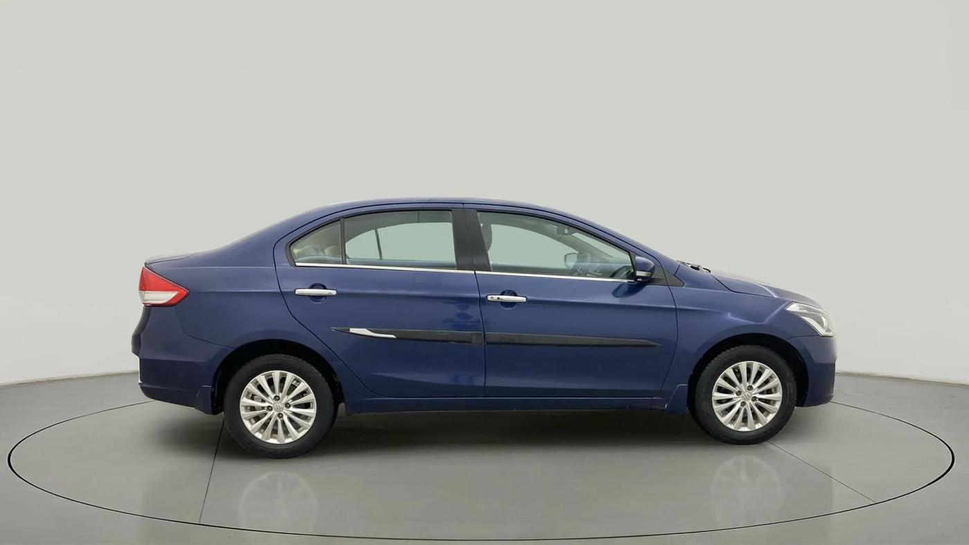 2017 Maruti Ciaz ZETA 1.4  MT PETROL, Petrol, Manual, 77,436 km, Right Side View