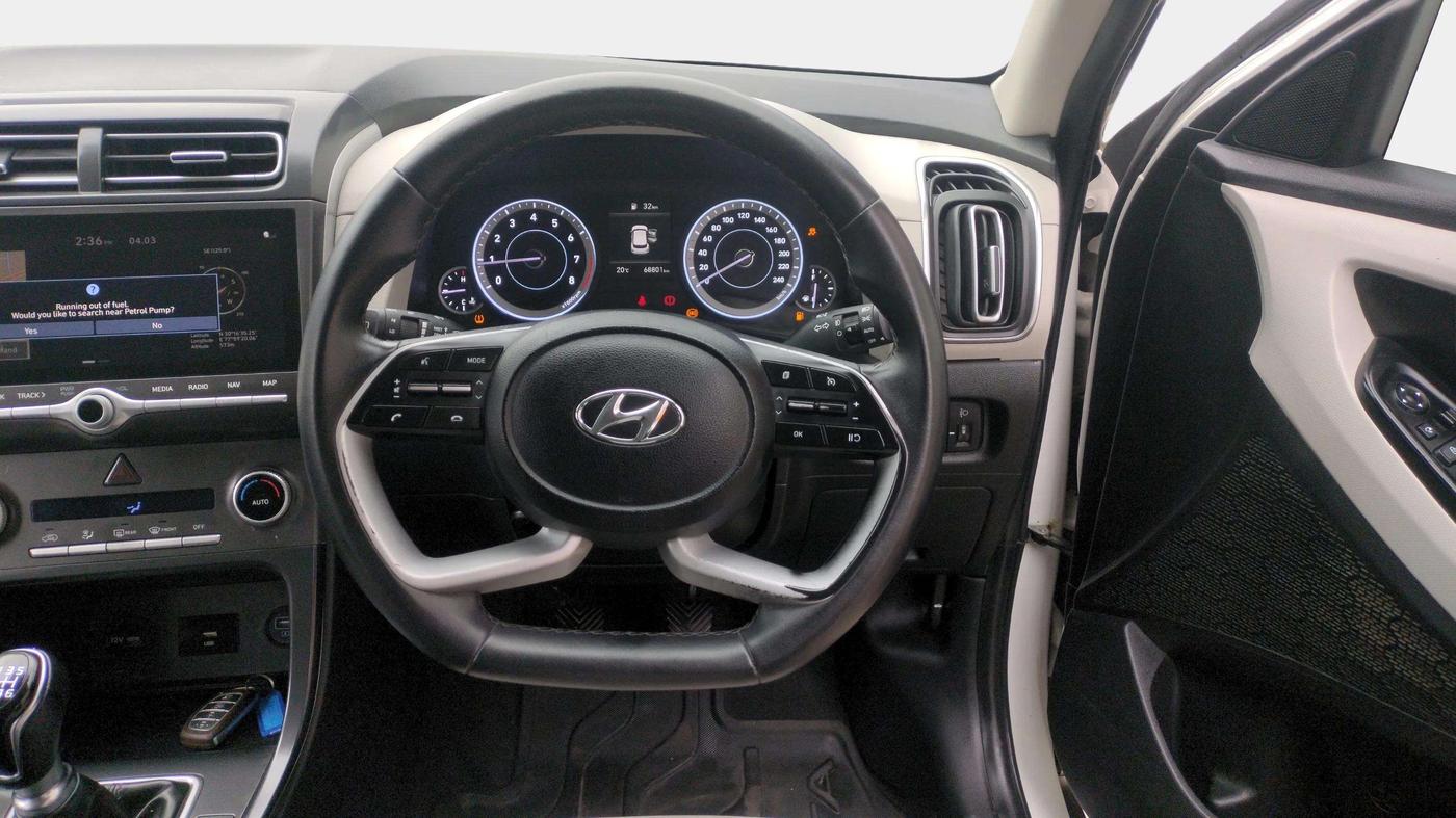 2020 Hyundai Creta SX 1.5 PETROL, Petrol, Manual, 68,793 km, Steering Wheel Close Up