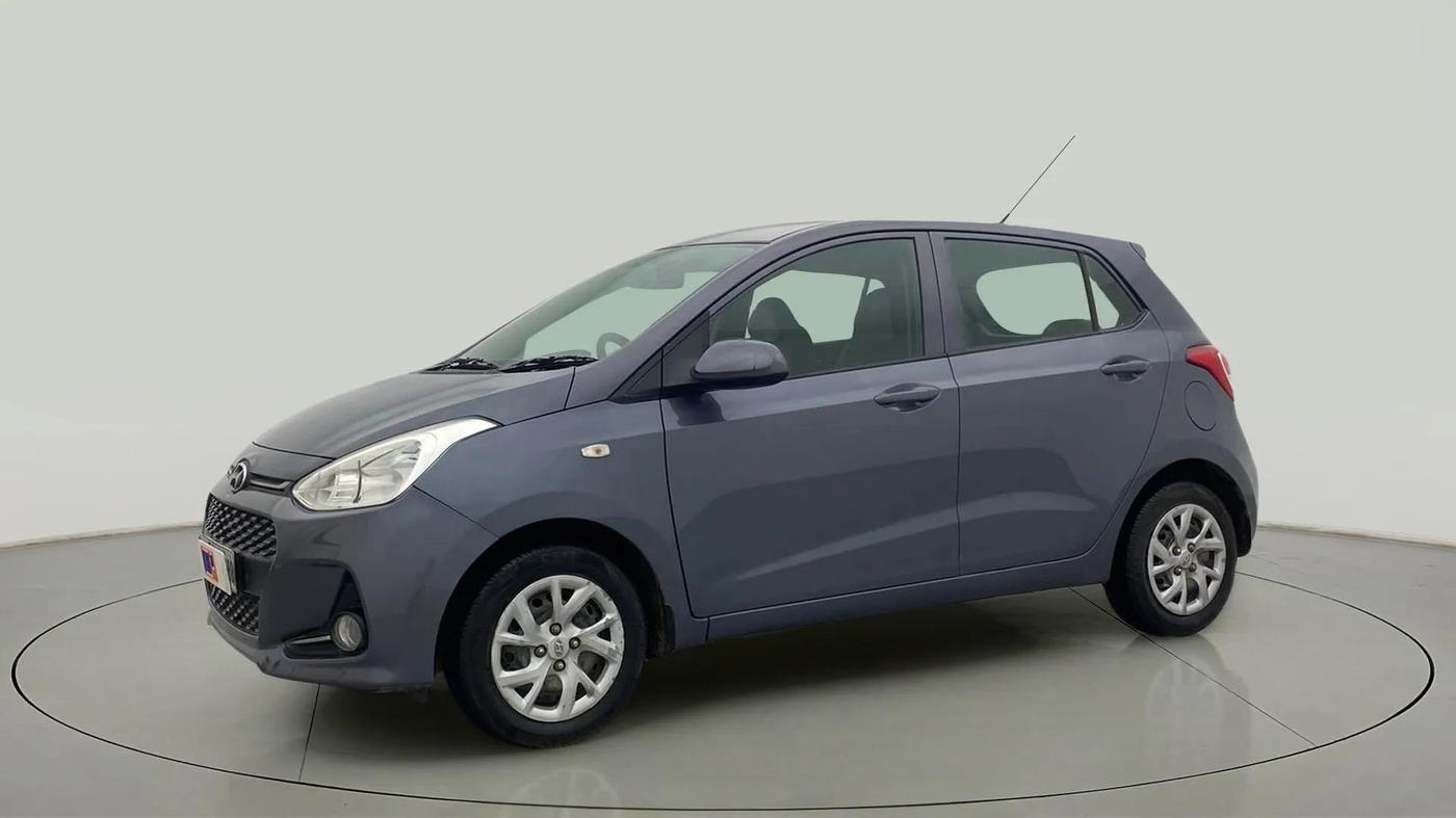 2017 Hyundai Grand i10 SPORTZ 1.2 KAPPA VTVT, Petrol, Manual, 74,124 km, Left Front Diagonal