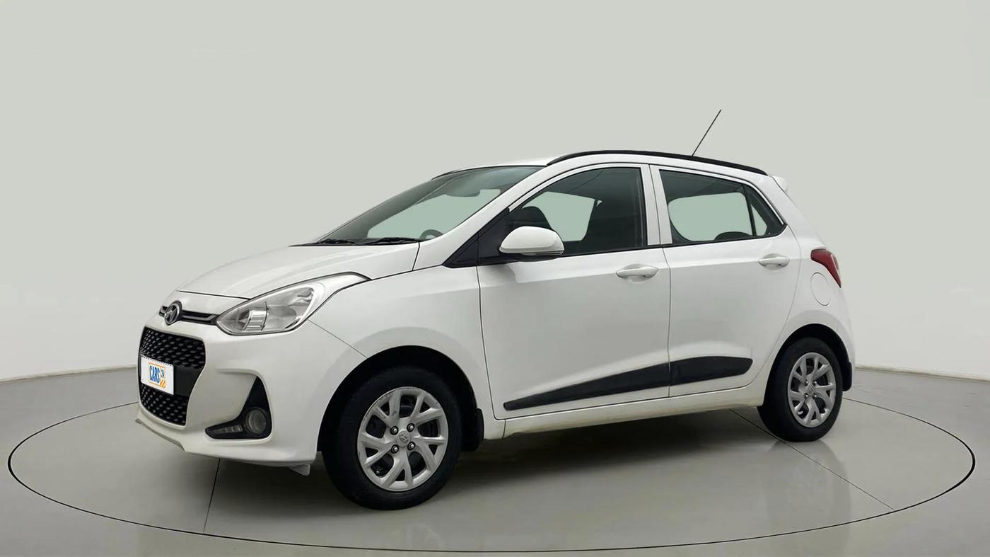 2019 Hyundai Grand i10 SPORTZ 1.2 KAPPA VTVT, Petrol, Manual, 28,145 km, Left Front Diagonal