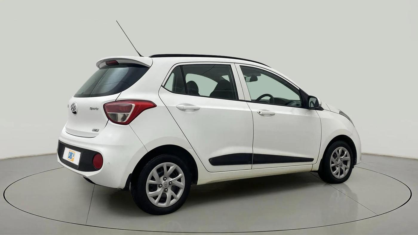 2019 Hyundai Grand i10 SPORTZ 1.2 KAPPA VTVT, Petrol, Manual, 28,145 km, Right Back Diagonal