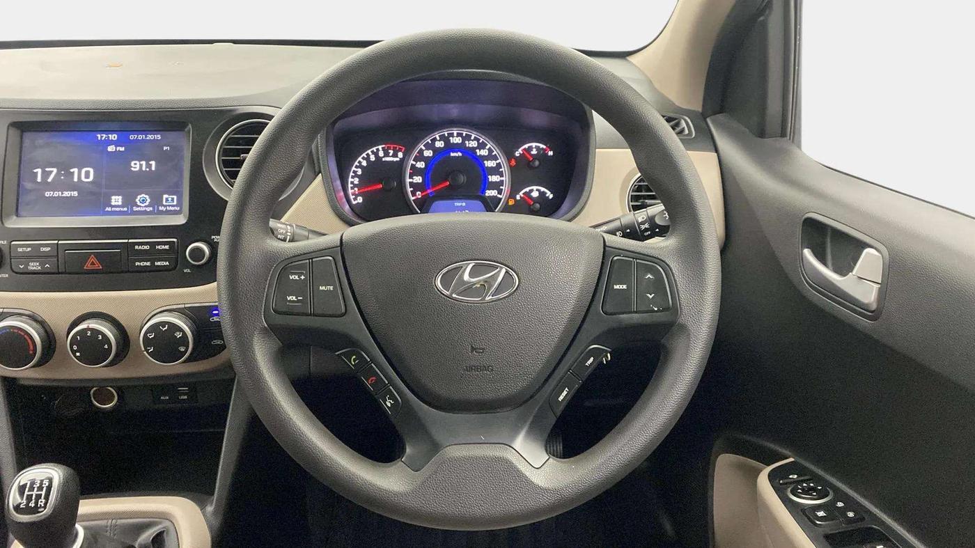 2019 Hyundai Grand i10 SPORTZ 1.2 KAPPA VTVT, Petrol, Manual, 28,145 km, Steering Wheel Close Up