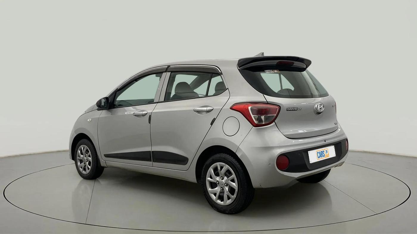 2017 Hyundai Grand i10 SPORTZ 1.2 KAPPA VTVT, Petrol, Manual, 53,478 km, Left Back Diagonal