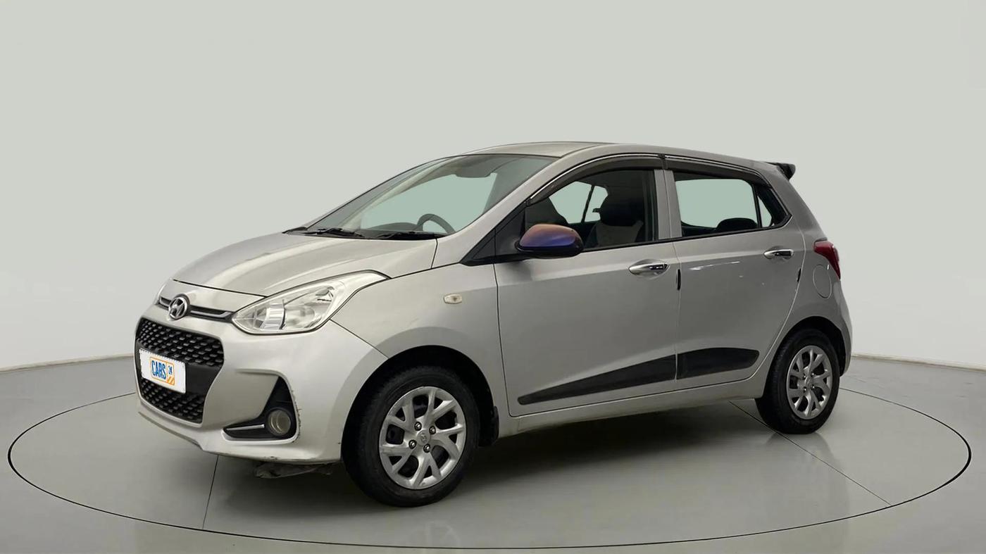 2017 Hyundai Grand i10 SPORTZ 1.2 KAPPA VTVT, Petrol, Manual, 53,478 km, Left Front Diagonal