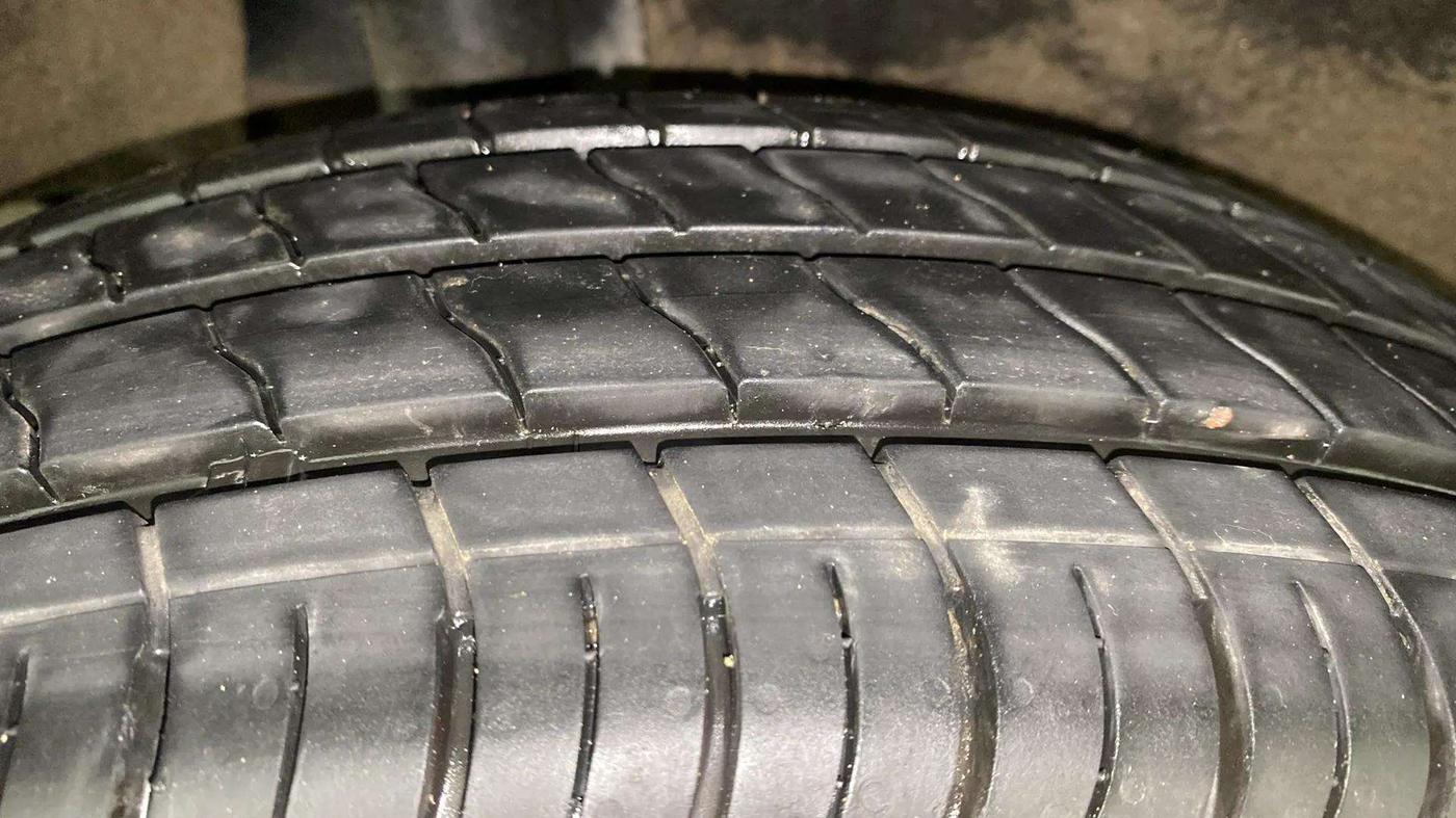 2017 Maruti Baleno DELTA PETROL 1.2, Petrol, Manual, 52,426 km, Right Rear Tyre Tread