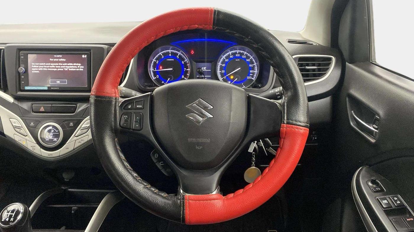 2017 Maruti Baleno DELTA PETROL 1.2, Petrol, Manual, 52,426 km, Steering Wheel Close Up