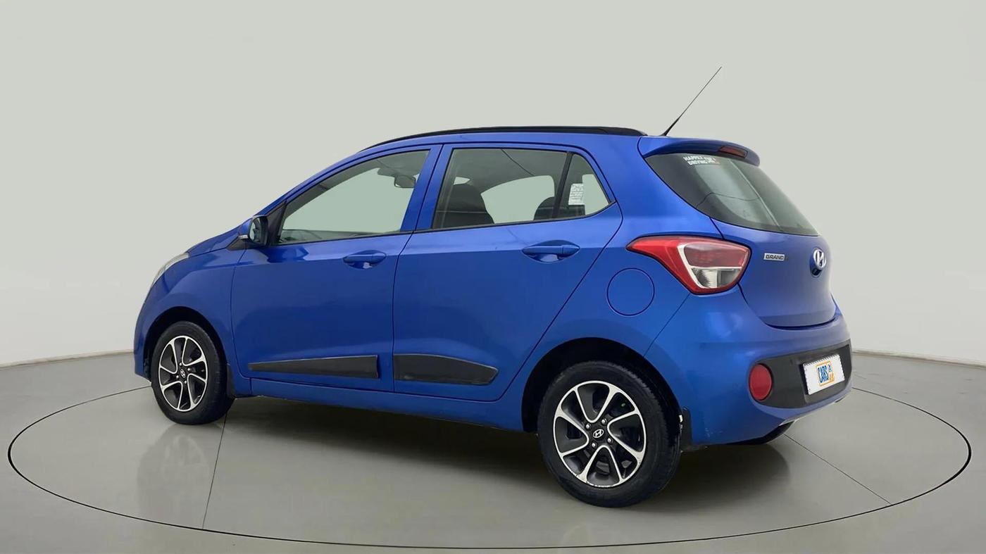 2018 Hyundai Grand i10 SPORTZ AT 1.2 KAPPA VTVT, Petrol, Automatic, 30,669 km, Left Back Diagonal