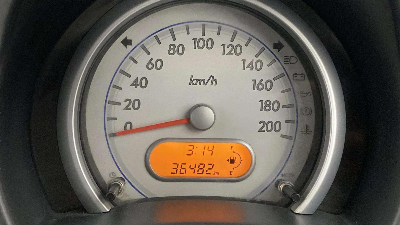 2015 Maruti Ritz VXI, Petrol, Manual, 36,438 km, Odometer Image