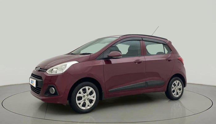 2015 Hyundai Grand i10 SPORTZ 1.2 KAPPA VTVT, Petrol, Manual, 27,720 km, Left Front Diagonal