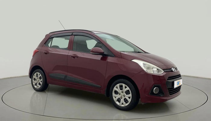 2015 Hyundai Grand i10 SPORTZ 1.2 KAPPA VTVT, Petrol, Manual, 27,720 km, Right Front Diagonal